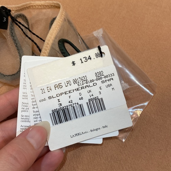 La Perla Nude Snake Thong - Picture 6 of 8